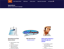 Tablet Screenshot of de.learn-spanish.net